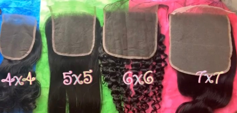 Transparent Lace Closure Wigs (Uncustomized)